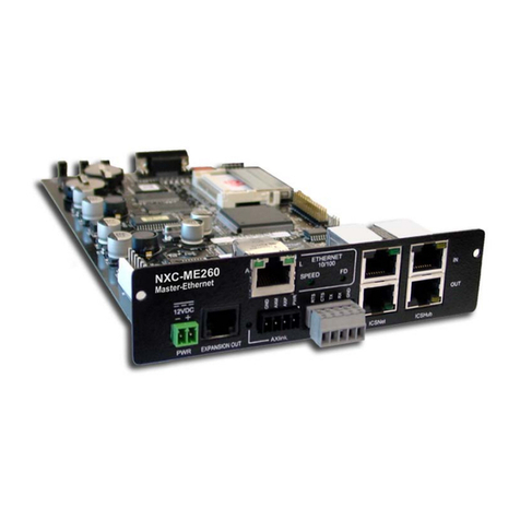 AMX NetLinx Master-Ethernet Card/Module... User manual