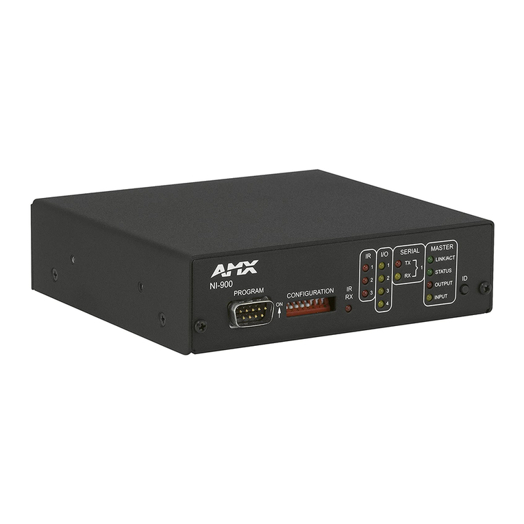 AMX NetLinx Integrated Controller NI-900 User manual