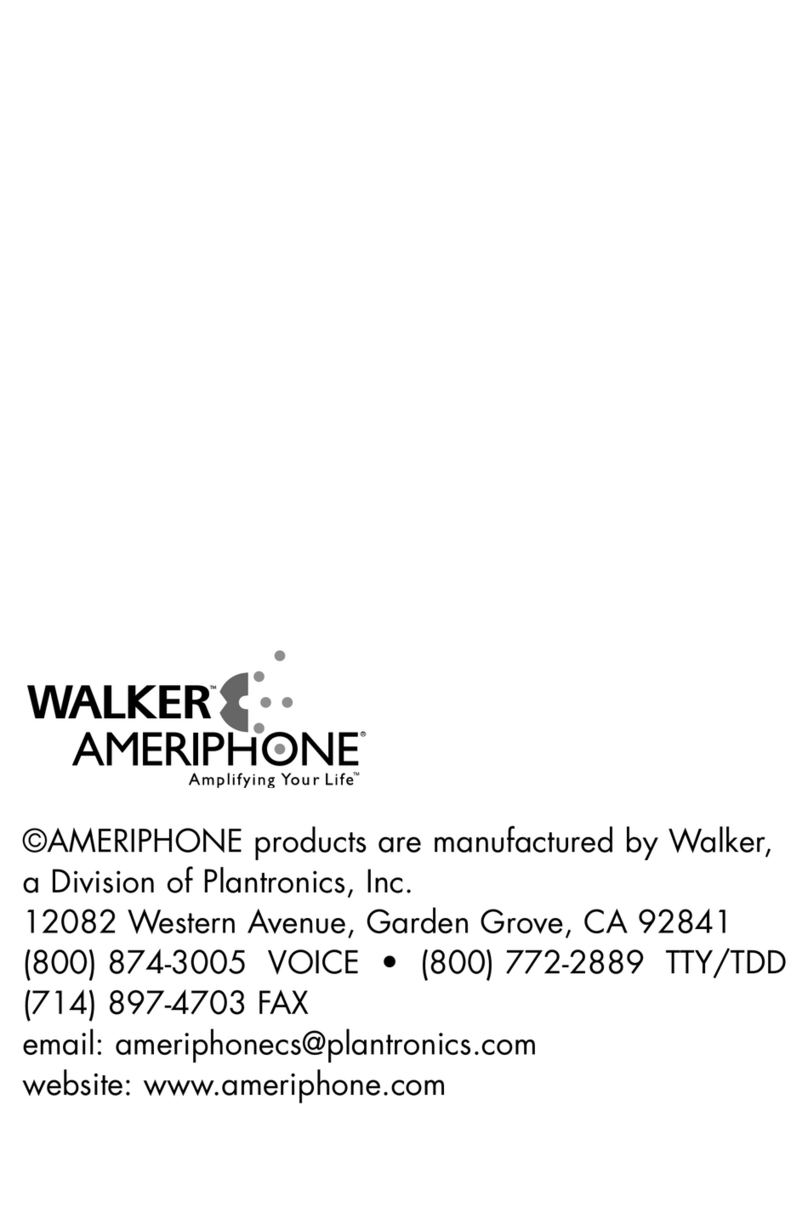 Ameriphone CALL ALERT CA-100 user guide