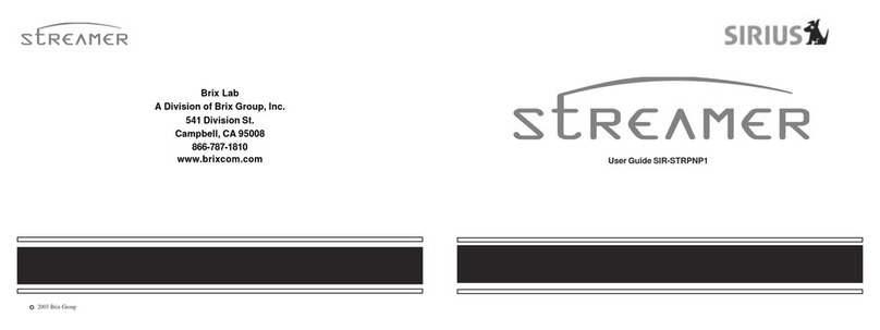 Brix Streamer SIR-STRPNP1 user guide