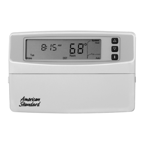 American Standard ASYSTAT500C owner's guide