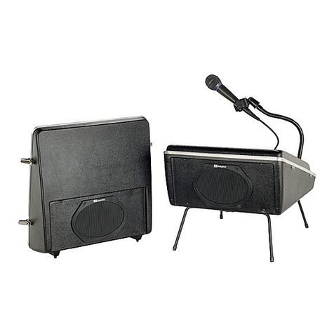 AmpliVox ROVING ROSTRUM S122A user manual