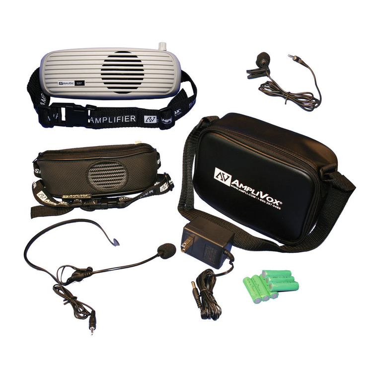 AmpliVox Belt Blaster pro S207 User manual AmpliVox Belt Blaster pro S207 User manual