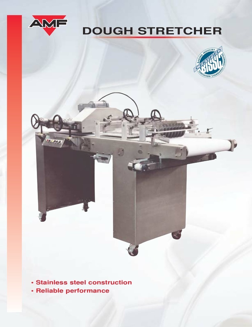 AMF Dough Stretcher User manual AMF Dough Stretcher User manual