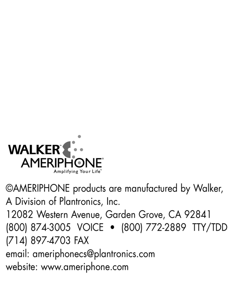 Ameriphone HA-30 user guide