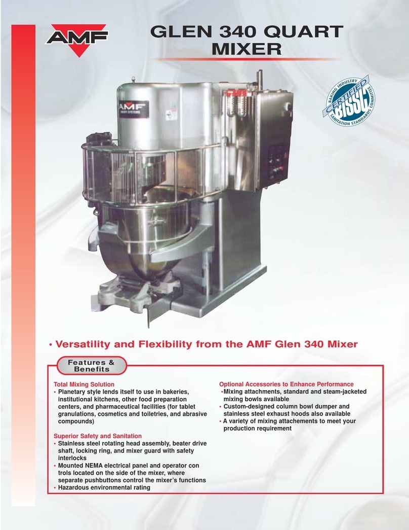 AMF Glen 340 Specification sheet