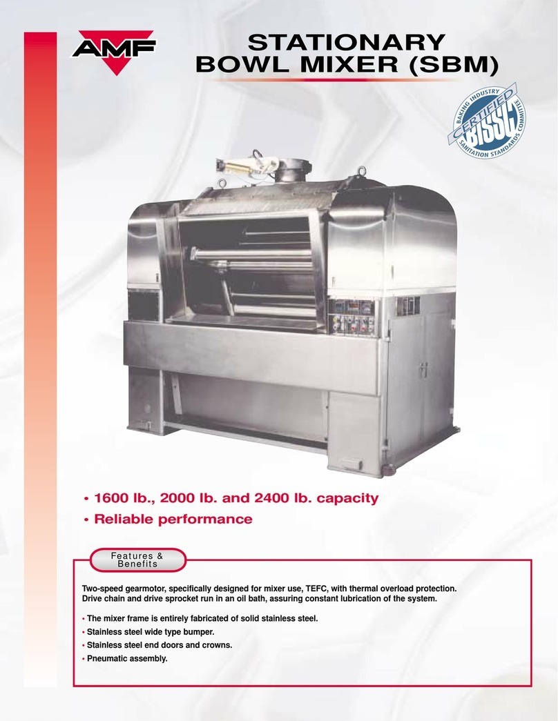 AMF Stationary Bowl Mixer (SBM) Specification sheet