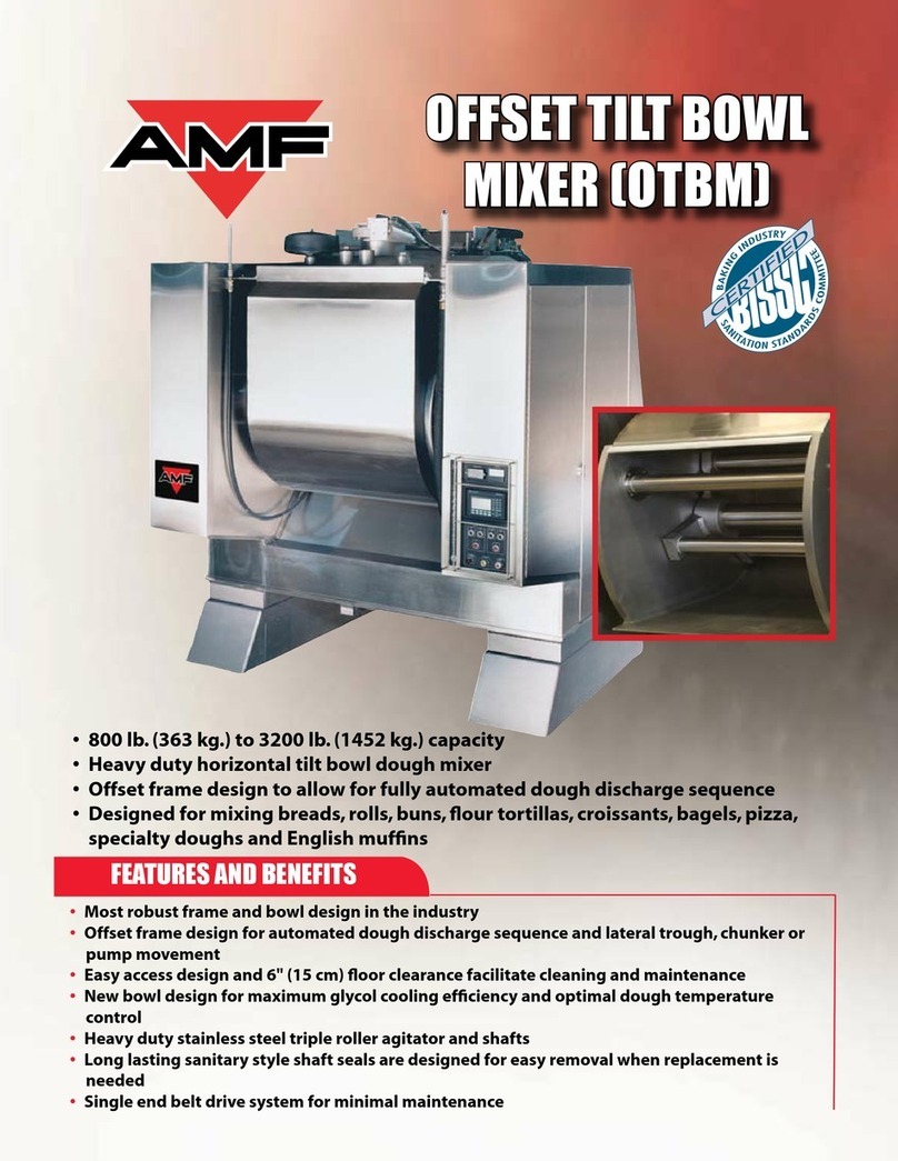 AMF Offset Tilt Bowl Mixer (OTBM) Specification sheet