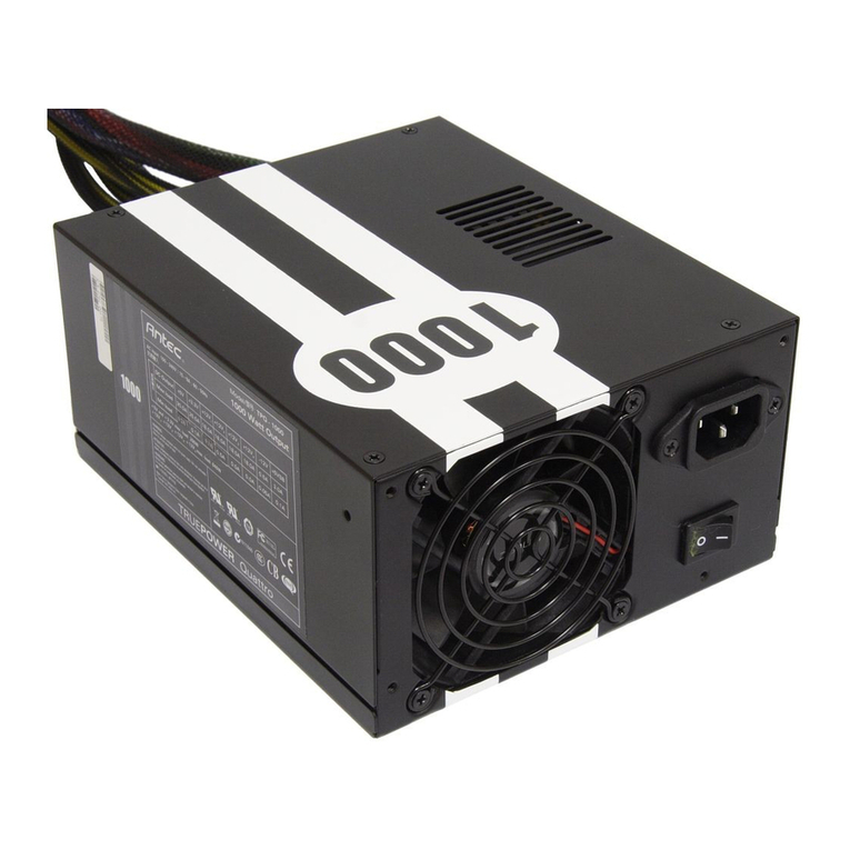 Antec TruePower Quattro 850 Manual Del Usuario Antec TruePower Quattro 850 Manual Del Usuario