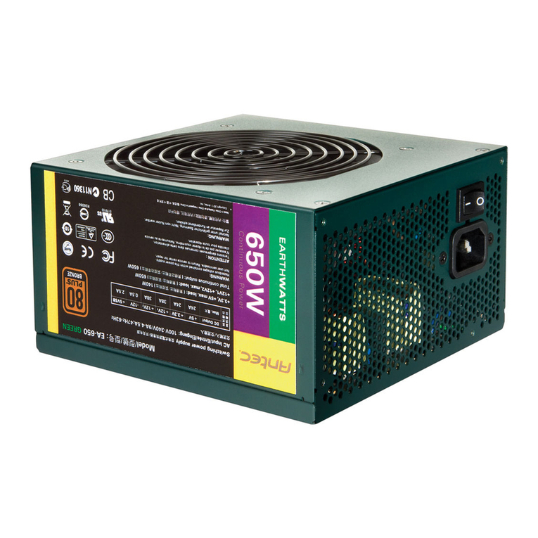 Antec EARTHWATTS EA-650 user manual