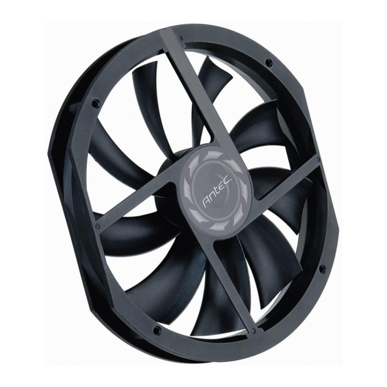 Antec Big Boy 200mm TriCool Fan Specification sheet