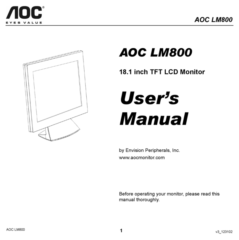 AOC LM800 user manual
