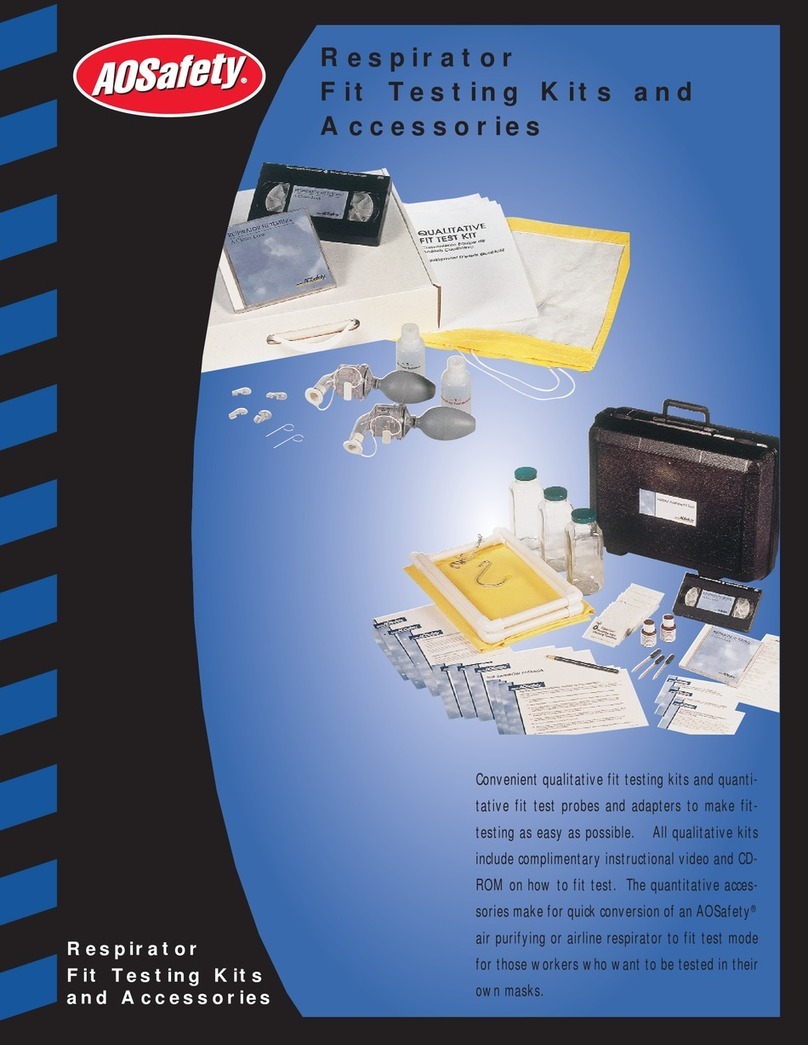 AOSafety Respirator Fit Testing Kits and Accessories Specifications