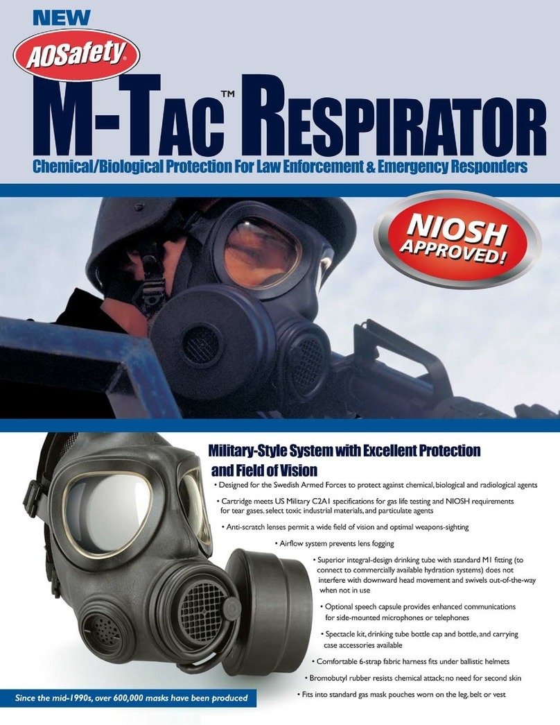 AOSafety M-Tac Specifications