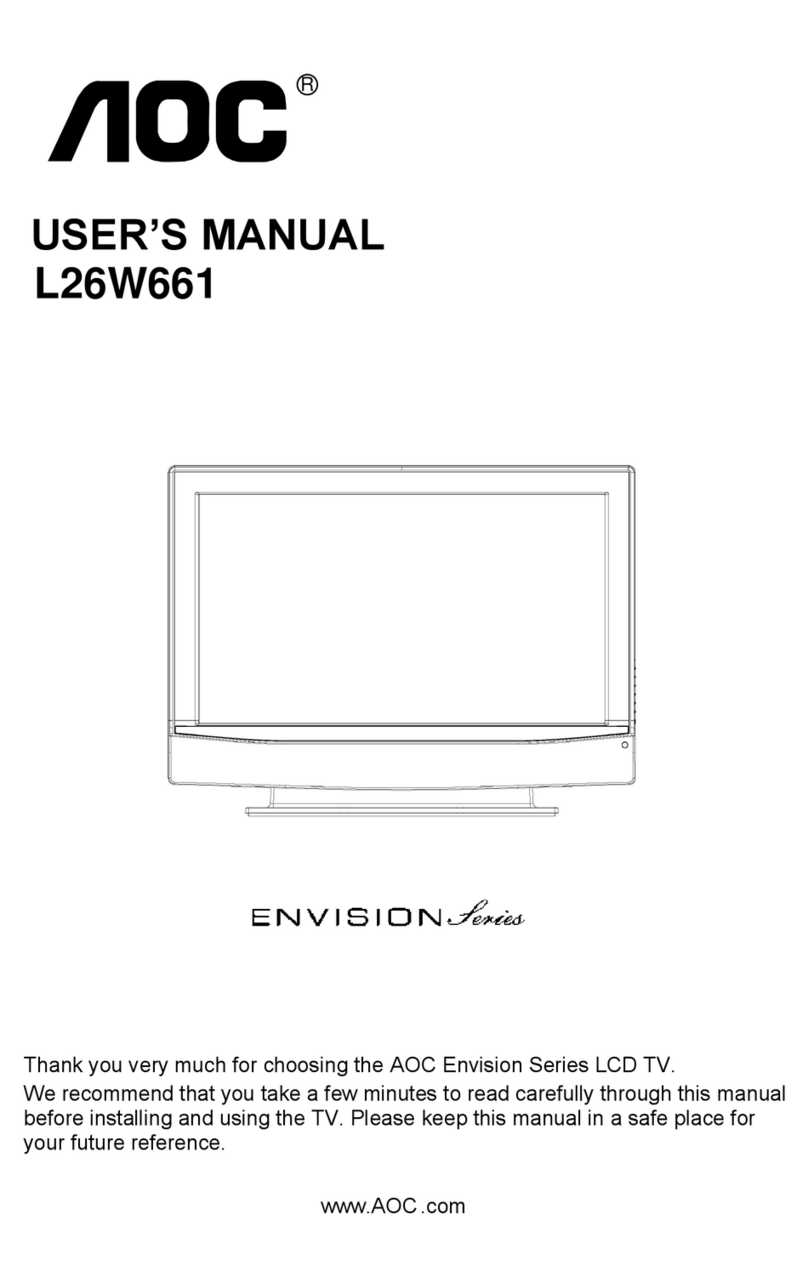 AOC ENVISION L26W661 User manual