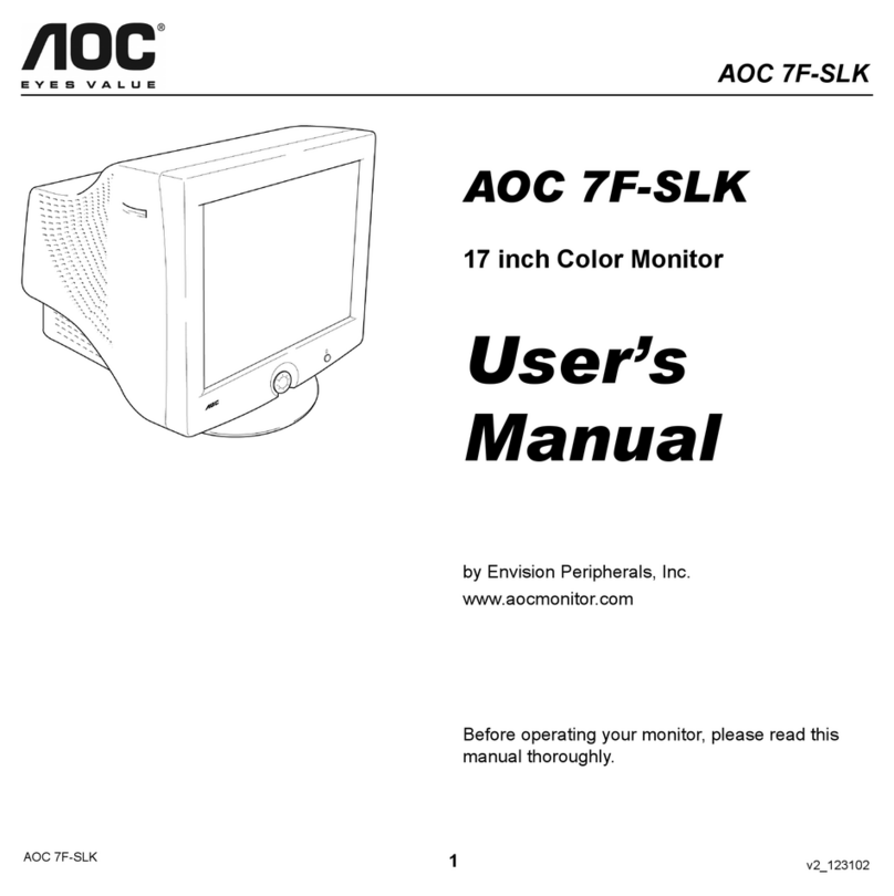 AOC 7F-SLK User manual