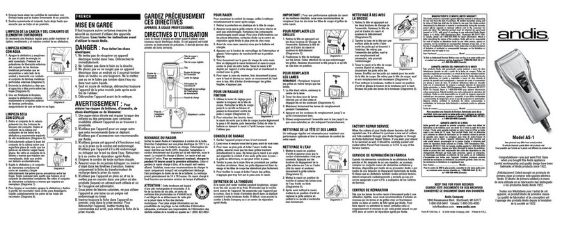 Andis AS-1 User manual