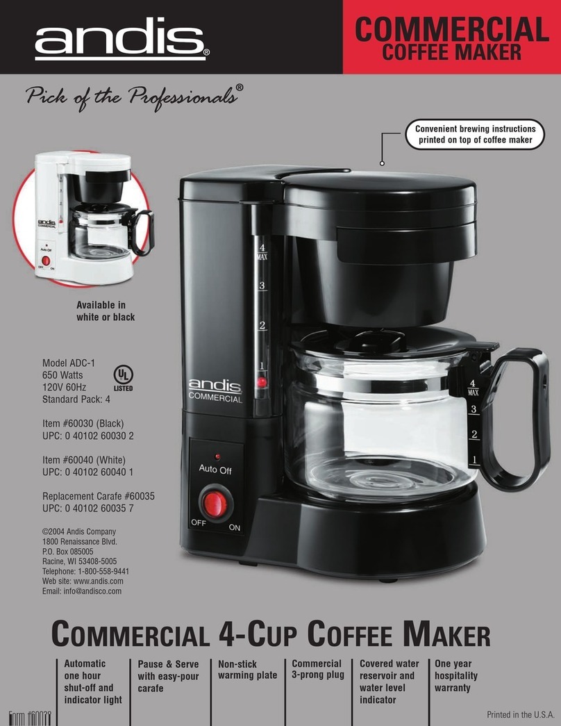 Andis 60030 User manual