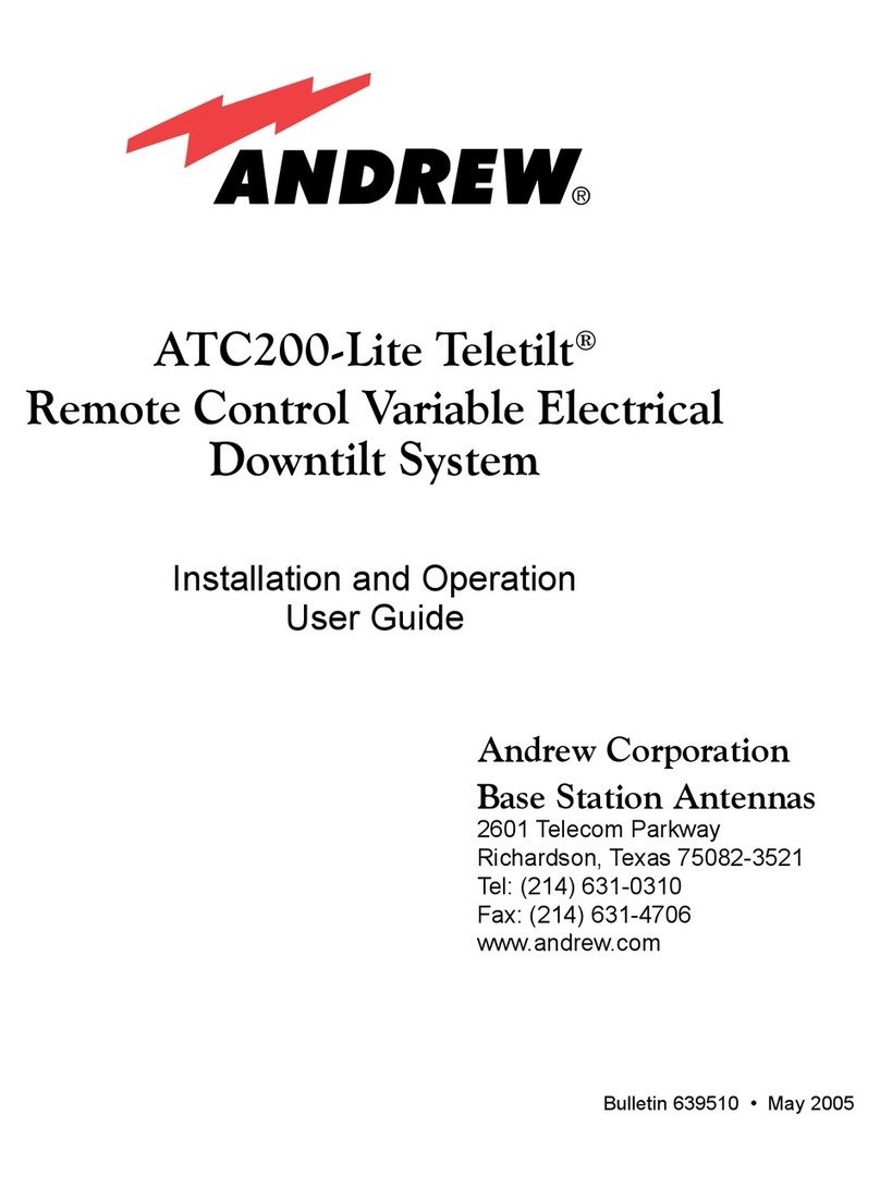 Andrew ATC200-Lite Teletilt User manual