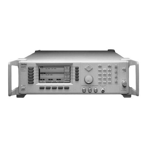 Anritsu 681XXC Operation manual