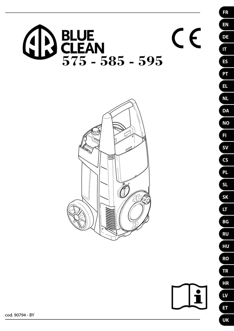 Annovi Reverberi Blue Clean 575 - 585 - 595 owner's manual