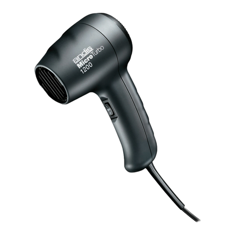 Andis MT-17 User manual