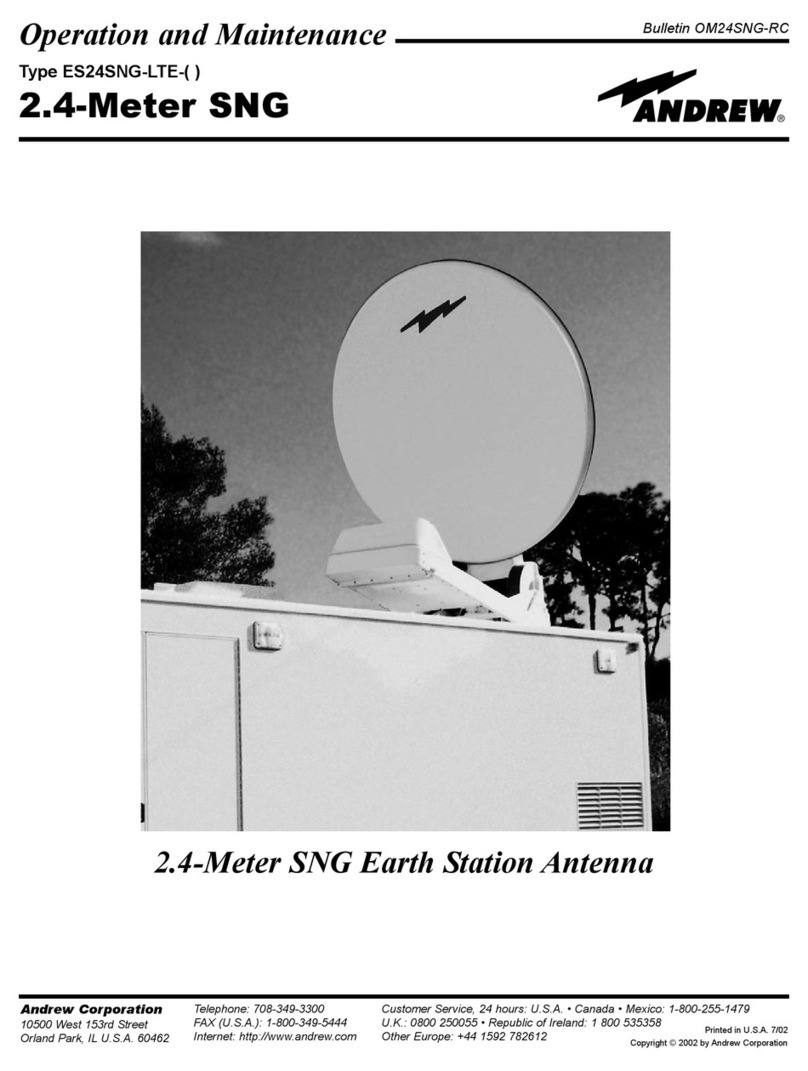 Andrew OM24SNG-RC Installation guide