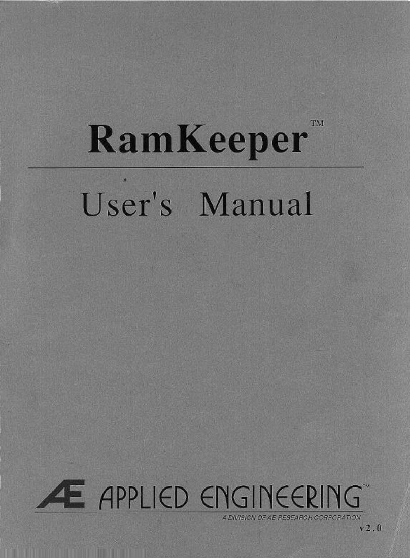 Applied Engineering EY5QGRAMKEEPER User manual