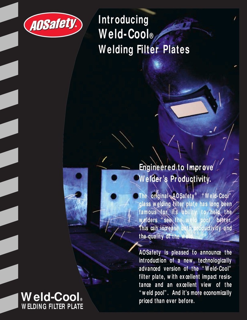 AOSafety Welding Filter Plates Weld-Cool brochure AOSafety Welding Filter Plates Weld-Cool brochure