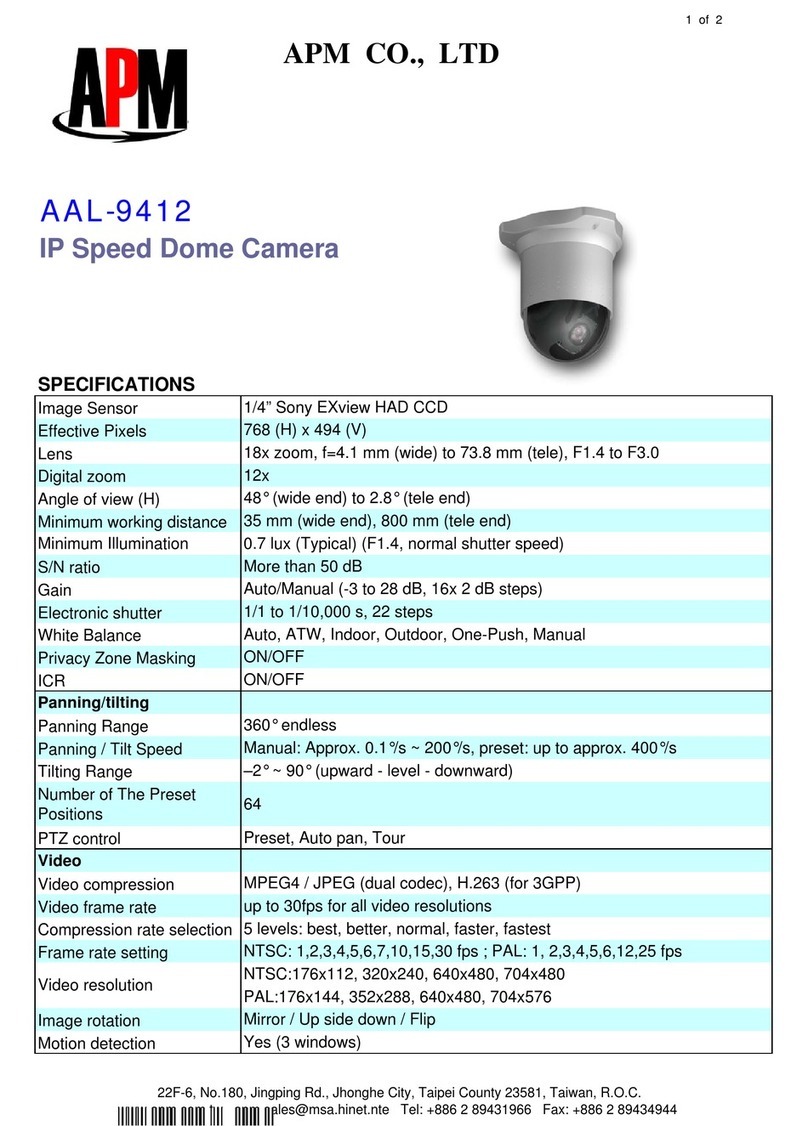 APM AAL-9412 Specification sheet