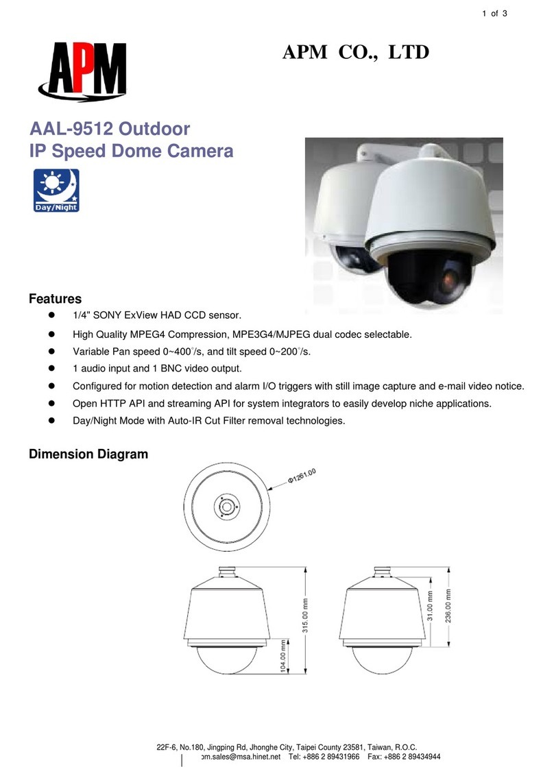 APM AAL-9512 Specification sheet