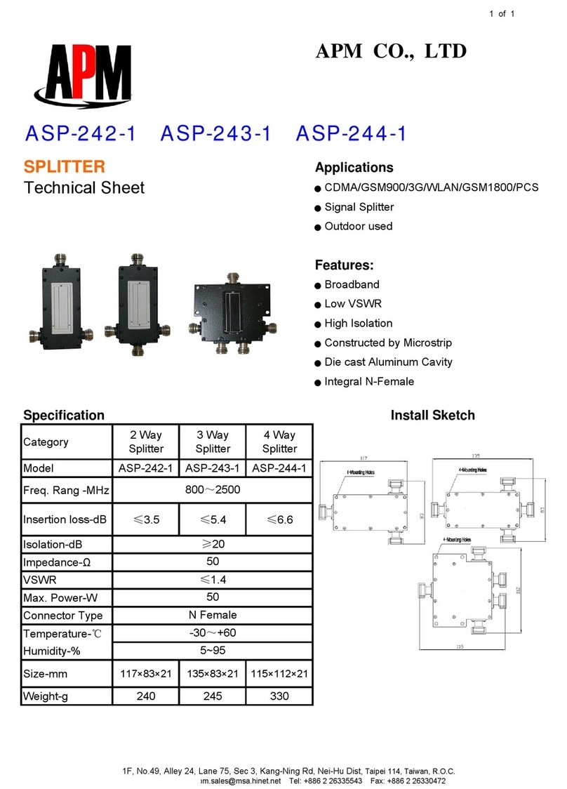 APM ASP-242-1 Technical sheet