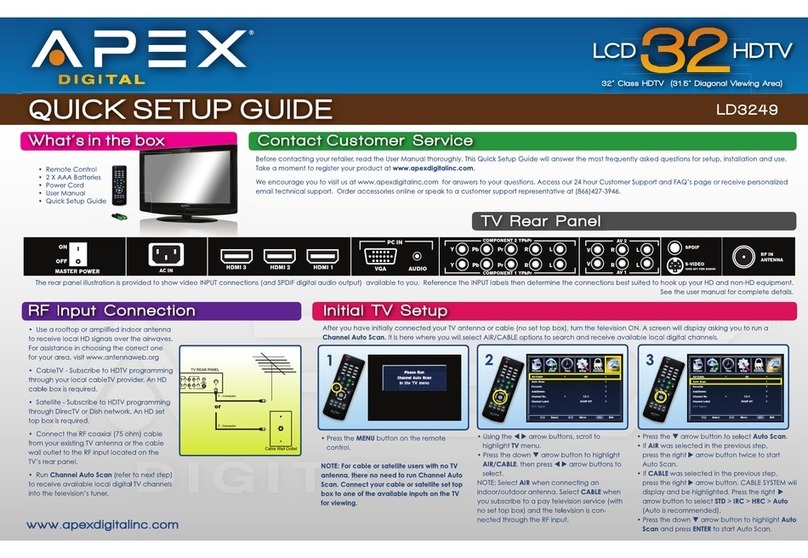 Apex Digital LD3248 quick start guide
