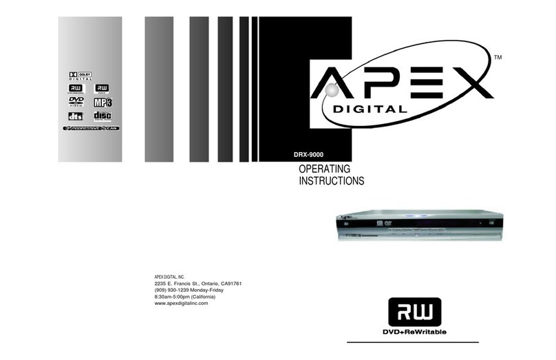 Apex Digital DRX-9000 User manual