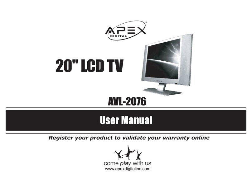 Apex Digital AVL-2076 User manual Apex Digital AVL-2076 User manual