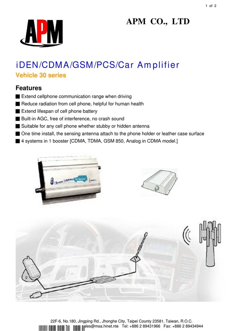 APM 30 series Specifications