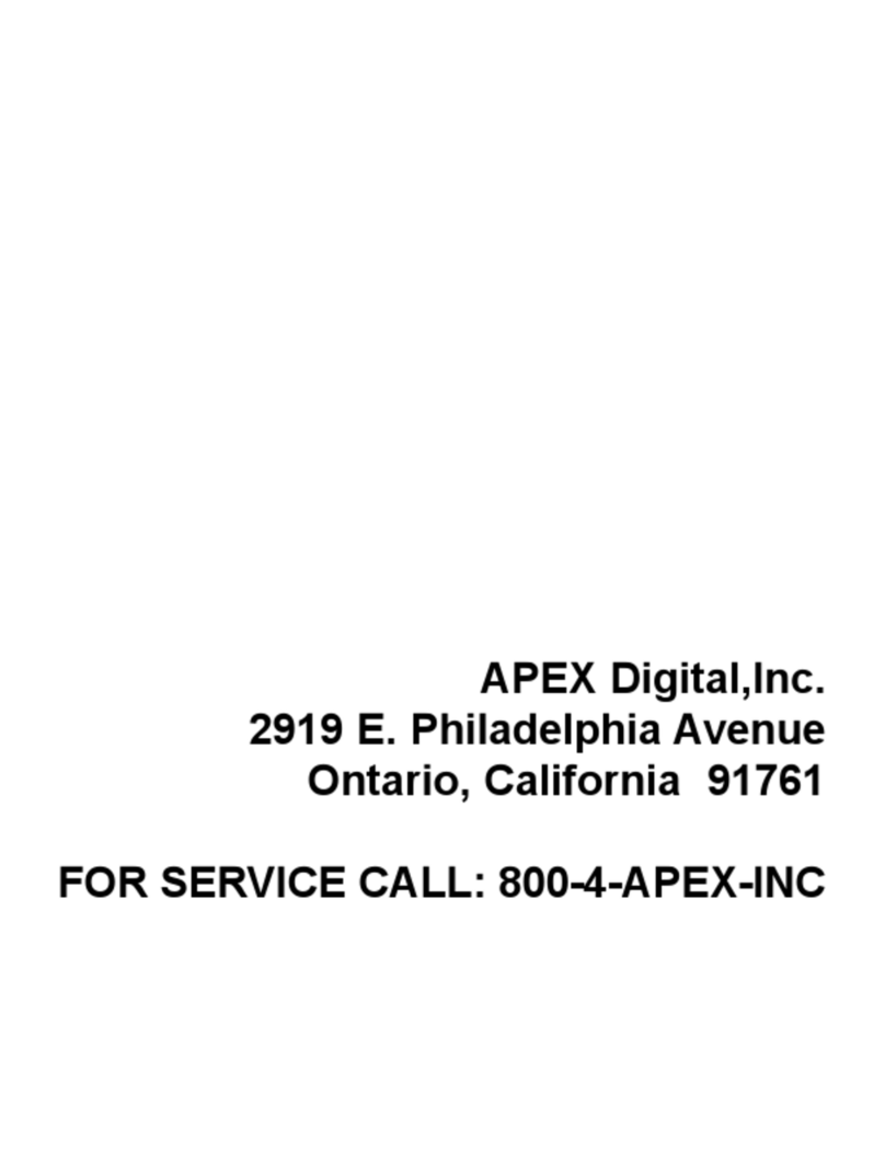 Apex Digital PF2425 User manual
