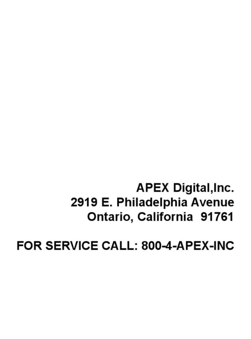 Apex Digital CoIor TV User manual