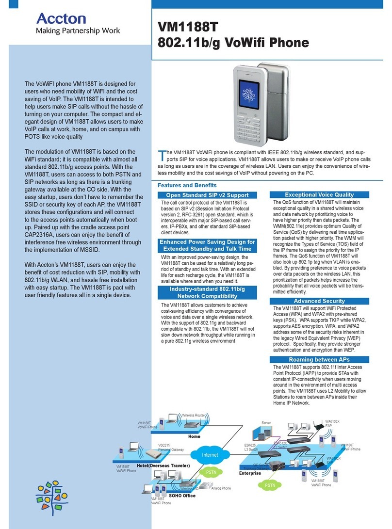 Accton Technology VM1188T Specifications