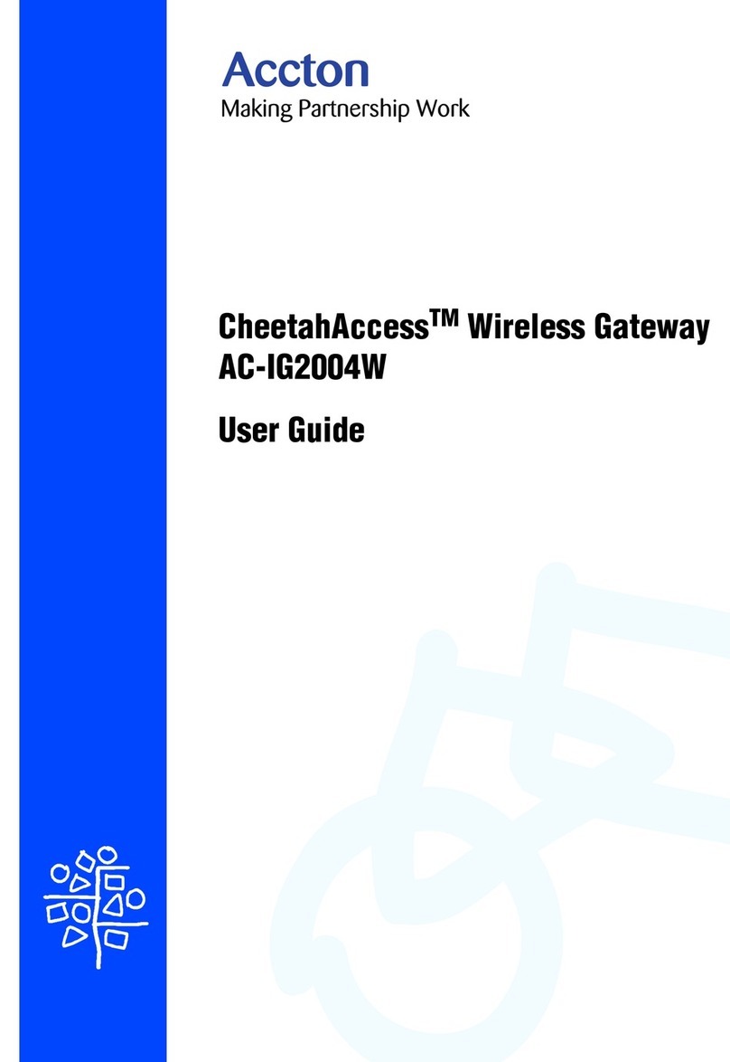 Accton Technology CheetahAccess Wireless Gateway AC-IG2004W user guide