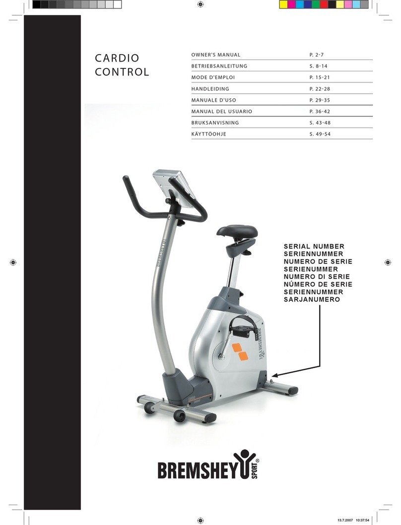 Accell Cardio Control owner's manual