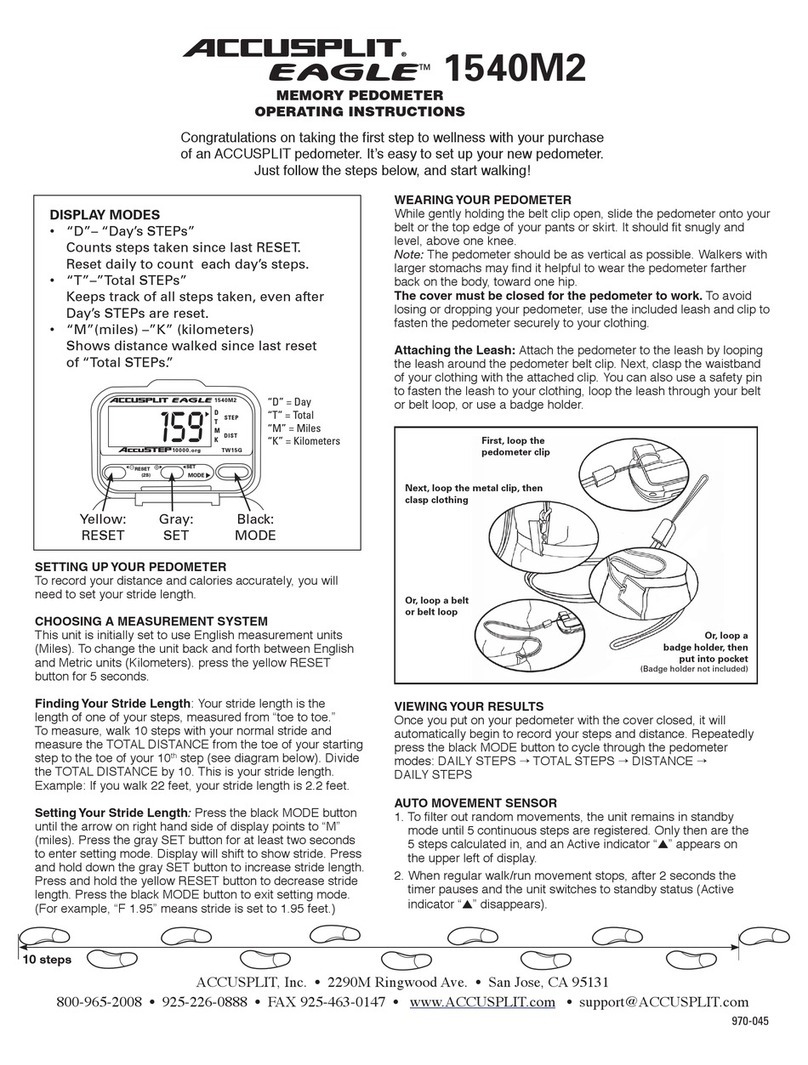 Accusplit AE1540M2 User manual