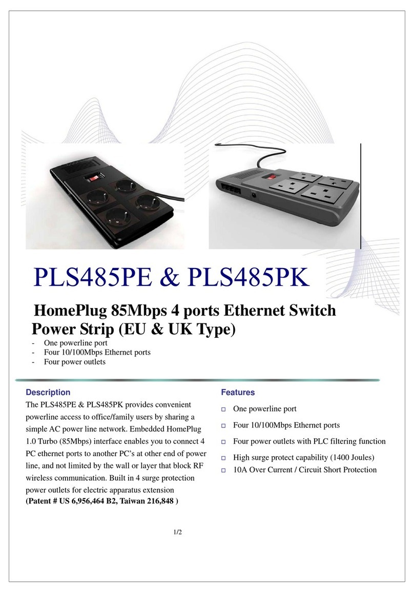 Abocom PLS485PE Specification sheet