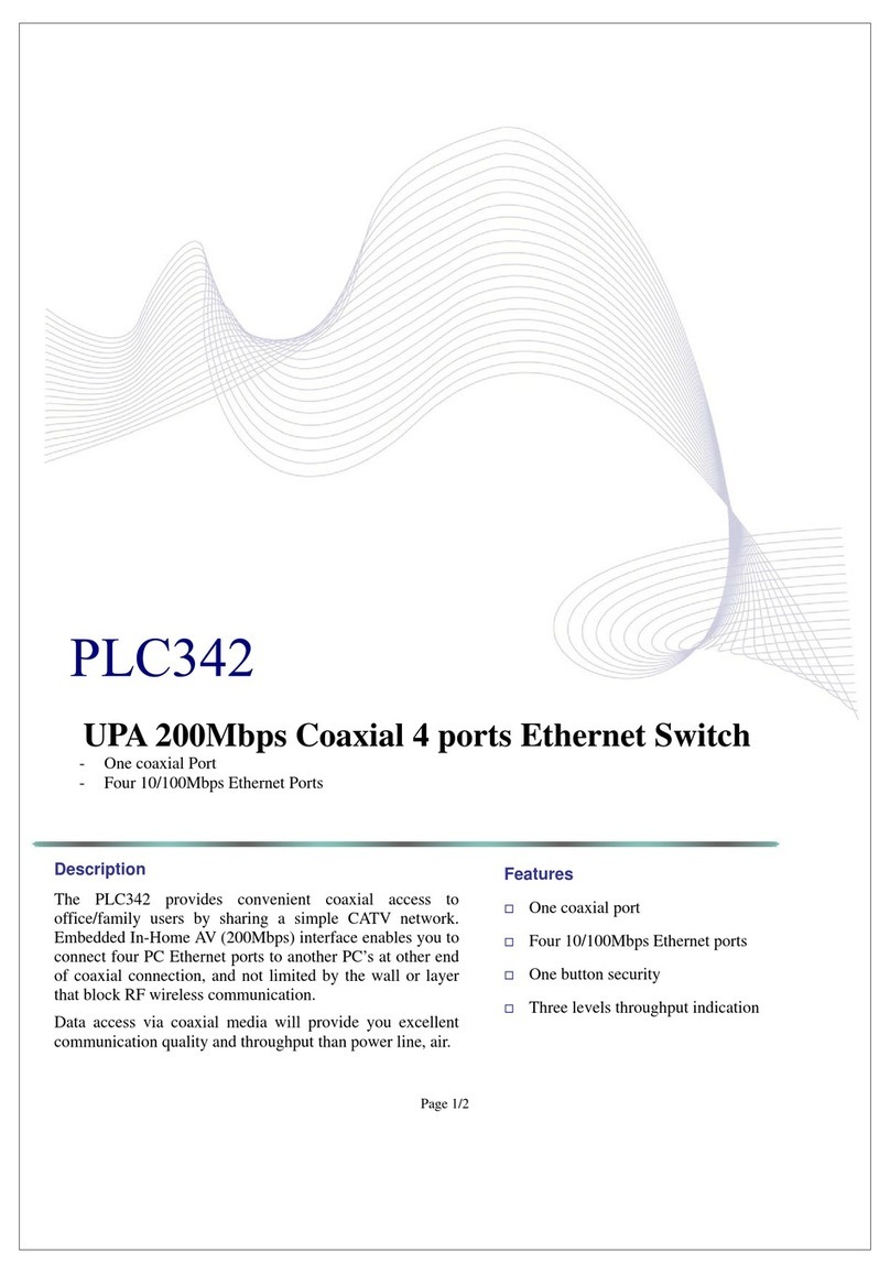 Abocom PLC342 User manual Abocom PLC342 User manual