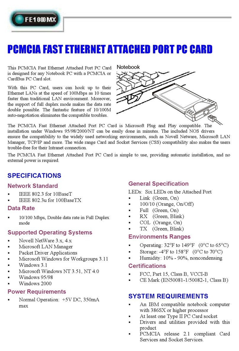 Abocom FE1000MX User manual