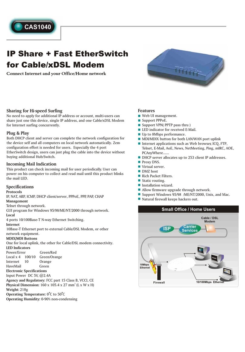 Abocom CAS1040 User manual