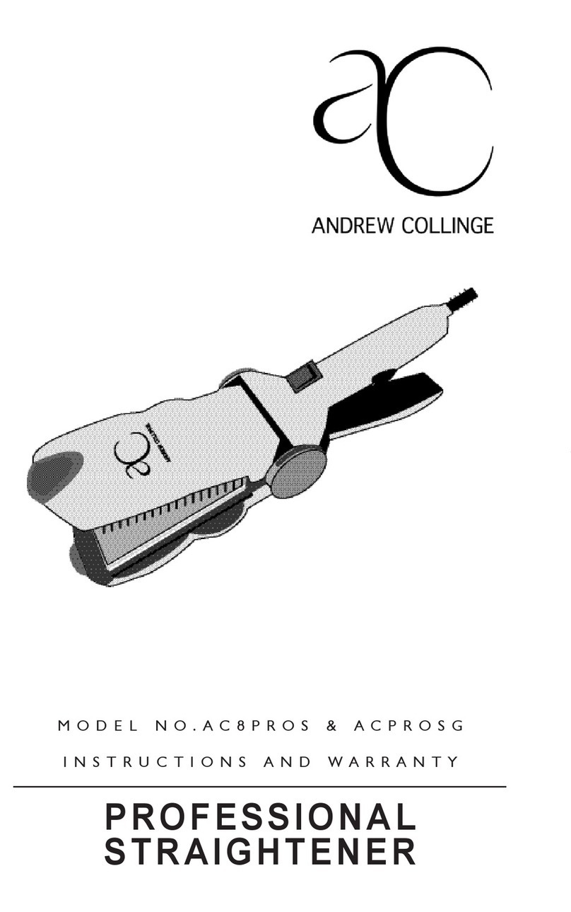 Andrew Collinge AC8PROS Instructions and warranty