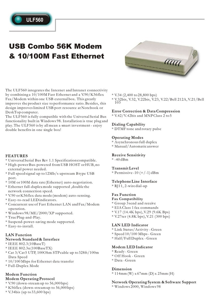 Abocom ULF560 User manual