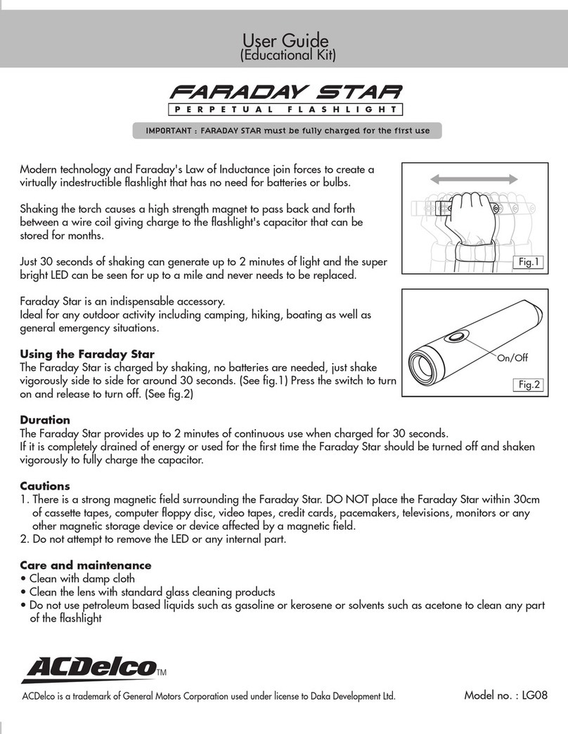 ACDelco Faraday Star LG08 User manual