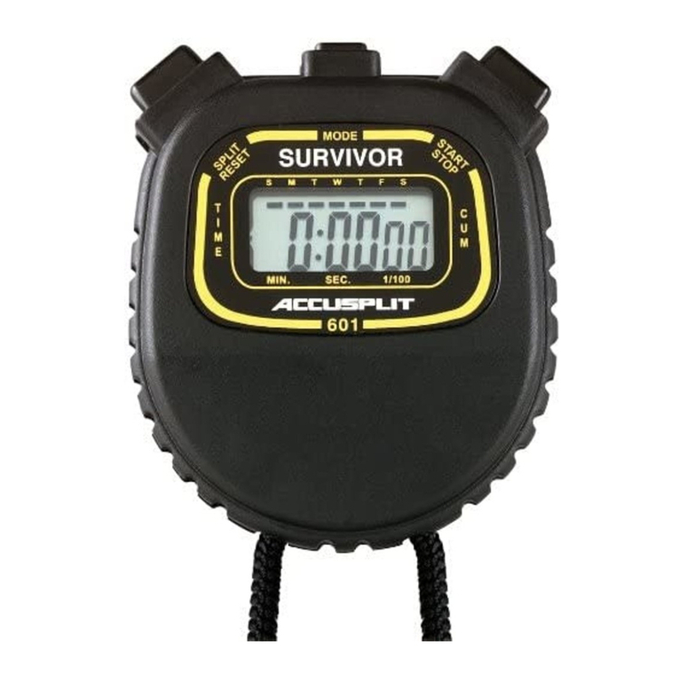 Accusplit Survivor S1XLBK instruction manual